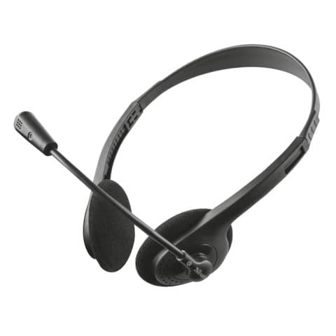 Cuffie con microfono TRUST Primo Chat nero 21665